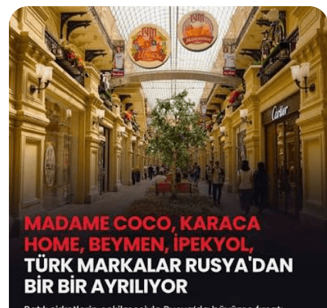 Türk perakendeciler Rusya’dan çekiliyor: Yüksek maliyet, zayıf talep ve Çin rekabeti
