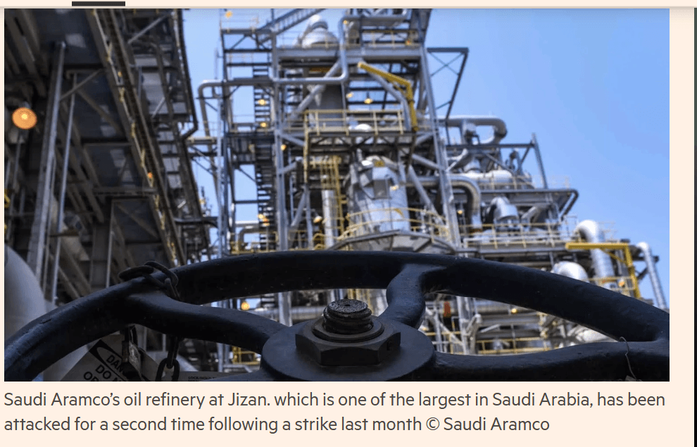 Saudi Aramco’nun Petrol Tesisleri Yeniden Vuruldu: Yemen Savaşı Enerji Piyasalarını Tehdit Ediyor