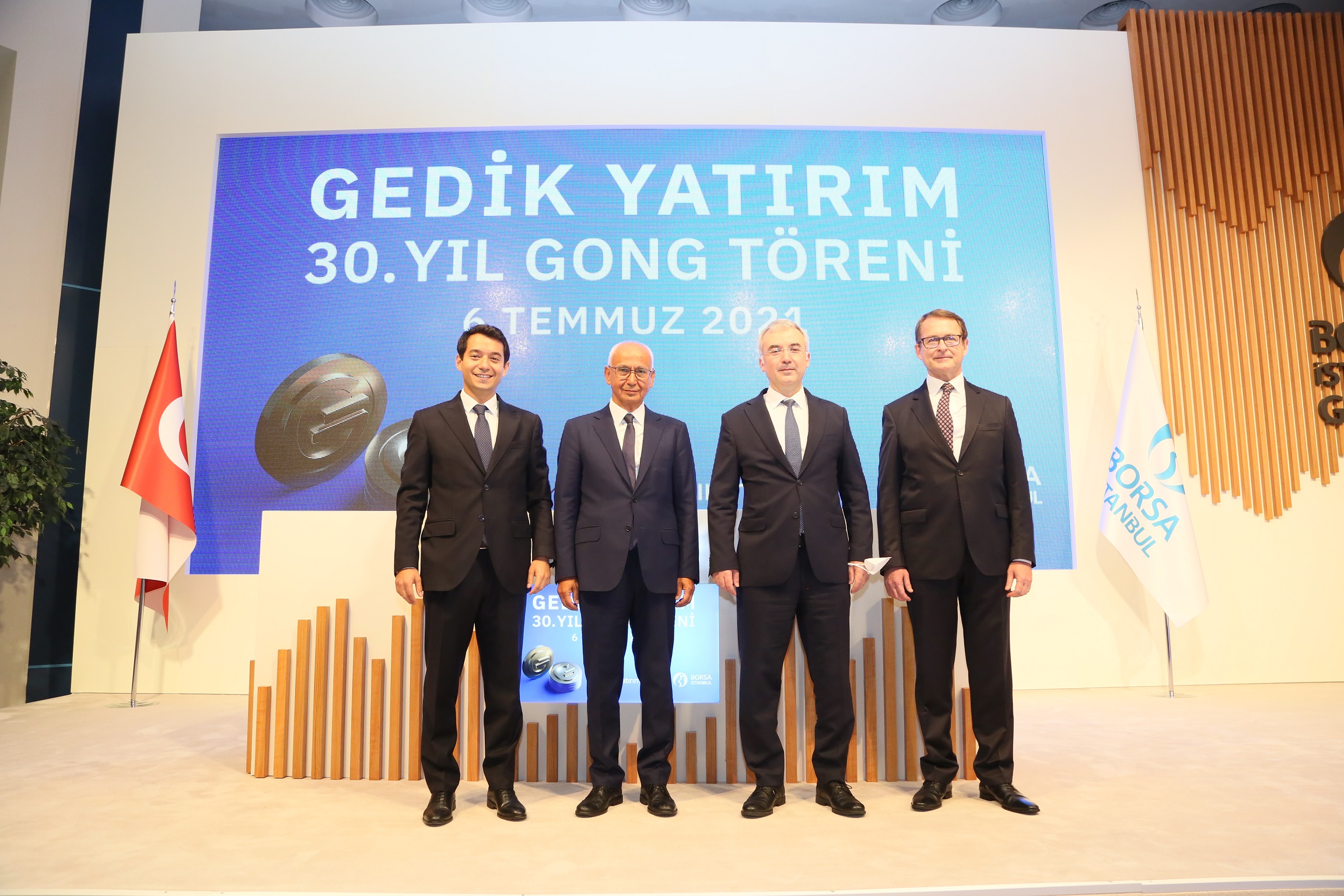 Gedik Yatırım, 30. yılını Borsa İstanbul’da gong töreni ile kutladı