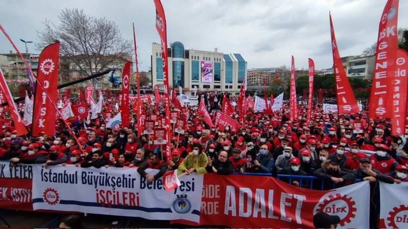 DİSK’ten ‘Geçinmek istiyoruz’ mitingi