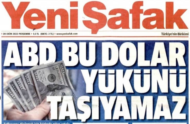 MB’ye ‘başkan yetiştiren’ Yeni Şafak şimdi de Fed’e akıl verdi