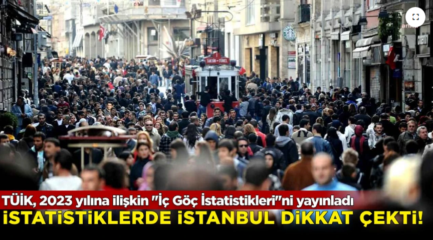 TÜİK: İstanbul’dan başka şehirlere göç arttı