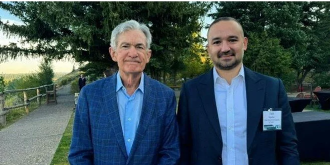 Fatih Karahan ve Fed Başkanı Jerome Powell’le  bir araya geldi