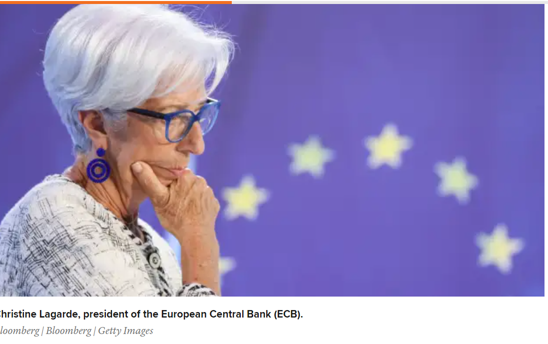 Euro-bölgesi stagflasyon eşiğinde, Lagarde ne yapacak?